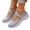 Gray, variant on Norvail Womens Mesh Comfortable Breathable Casual Mary Jane Sneakers, Flat Ballet Shoes Women Lightweight and Comfortable Non-Slip Walking Tennis Shoes Dressy