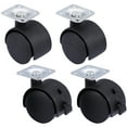 thumbnail image 2 of Naturegr Caster Wheels Nylon 1.5" Black & Multicolor, 4 Count, 2 of 8