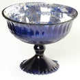 thumbnail image 4 of Koyal Wholesale 7-Inch Navy Blue Glass Compote Bowl Pedestal Flower Bowl Centerpiece, 4 of 5