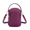 thumbnail image 2 of AUDeals Women Plaid Nylon Crossbody Purse, Multi Pocket Mini Shoulder Bag, Lightweight Smartphone Wallet Handbag for Daily Travel Use, 2 of 4