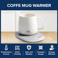 thumbnail image 4 of Sealy Coffee Mug Warmer with White Mug, USB Powered Set with Temperature Control & Auto Shutoff, 4 of 7