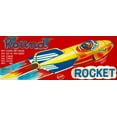 thumbnail image 2 of Retrorocket 32x15 Gold Ornate Wood Framed with Double Matting Museum Art Print Titled - Round Rocket, 2 of 4