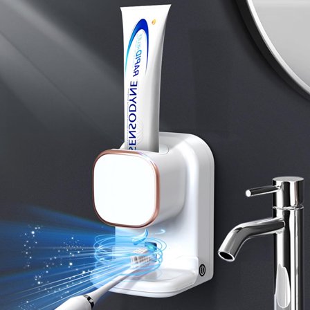 Automatic Toothpaste Dispenser Wall Mounted Toothpaste Squeezer Bathroom Accessories Toothpaste Holder Rack