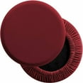 thumbnail image 2 of 2 Pack Stool Cover Round Bar Stool Cover Protector Round Seat Cushion Slipcover, Dark Red, 2 of 7