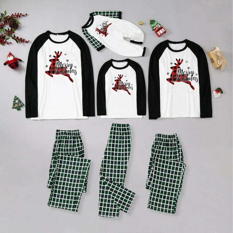 Pajama Sets For Family 2023 Pijamas De Navidad Para La Familia A