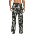 thumbnail image 2 of GZHJMY Men's Pajama Pants Pjs Bottoms with Pockets, Christmas New Year Birthday Valentine's Day Gifts, XX-Large, 2 of 7