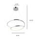 thumbnail image 3 of Candil Colgante 2 Aros Espiral Infinitum, 3 of 3