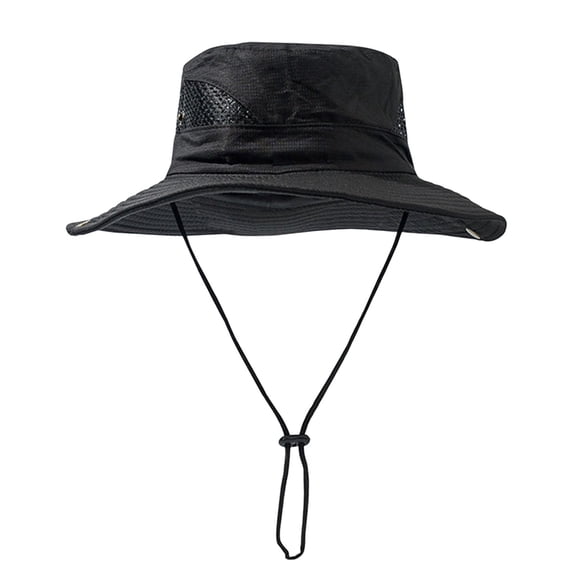 Wide Brim Floppy Hat Summer Hat with Fold-Up Brim Ponytail Hat UPF 50 Boonie Hat UPF 50 Lightweight Packable Sun Hat Quick Dry Breathable Fishing Hat Foldable Cowboy Hat Bucket Hat