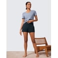 thumbnail image 3 of CRZ YOGA  Butterlift Linerless Shorts for Women 3" High Waisted Yoga Casual Lounge Workout with Pockets, 3 of 4