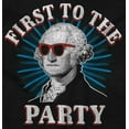 thumbnail image 2 of Funny First to the Party Washington Toddler Boy Girl T Shirt Infant Toddler Brisco Brands 6M, 2 of 6