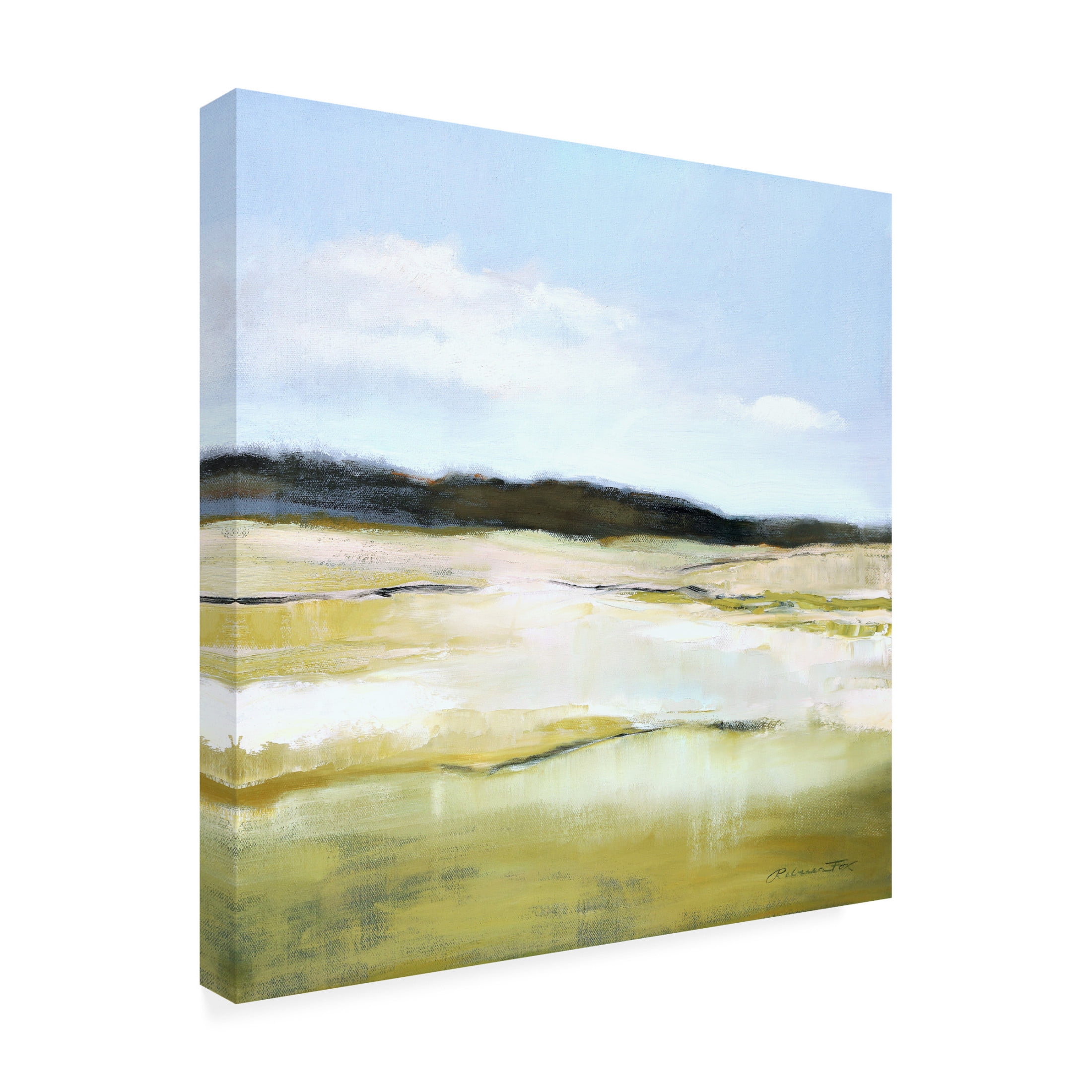 Canvas Wall Art - Rebecca Fox 'Hillside' Wall Art for Living Room, Bedroom, or Office Décor by Trademark Fine Art - 24 x 24 Inches
