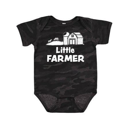 

Inktastic Little Farmer Barn Silo and Cows Gift Baby Boy or Baby Girl Bodysuit