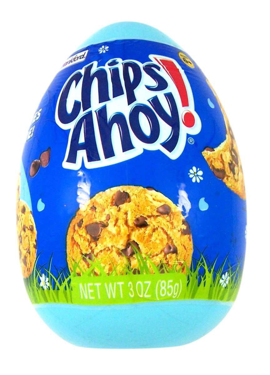 Mini Chips Ahoy! Jumbo Easter Egg filled with Cookies Basket Stuffer