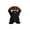Black#083, variant on Cute Black Plush Bear Stuffed Animal with Orange Dessert Head, Soft Huggable Pillow Toy for Kids Adults, Adorable Decor Gift for Bed Car Travel Camping, Cotton