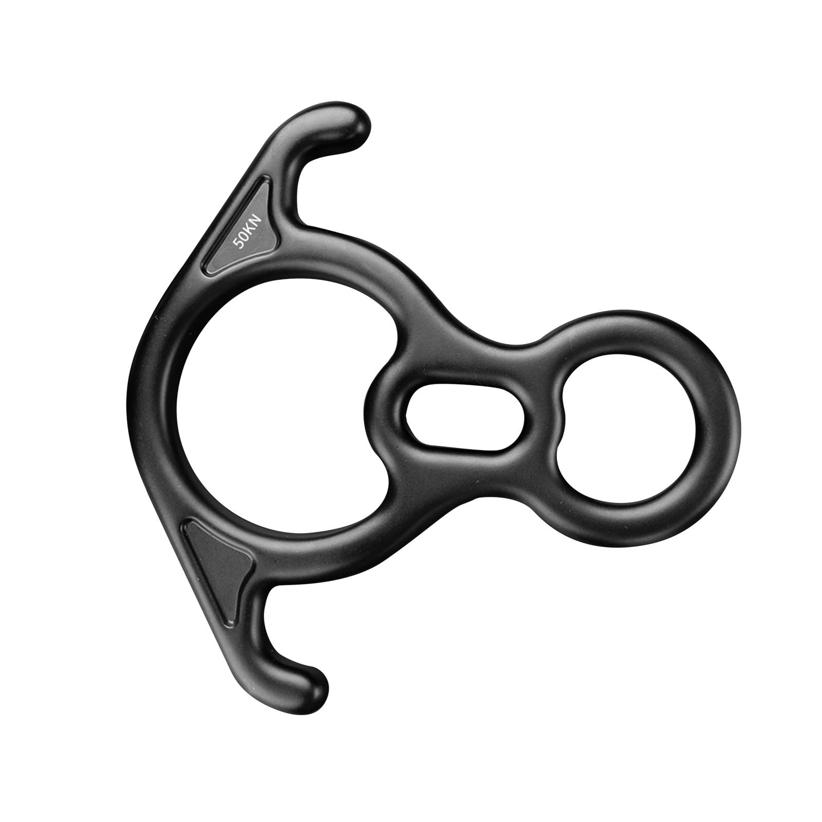 GARENDE 50kN Descender Belay Device for Caving Expansion Rope Rappel Black