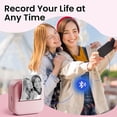 thumbnail image 6 of Phomemo Mini Printer,Mini Sticker Printer M02L, Mini Portable Printer, Portable Photo Printer Sticker Printer Portable Pocket Printer for Photo,Notes, Compatible with Phone Tablet, Pink, 6 of 11