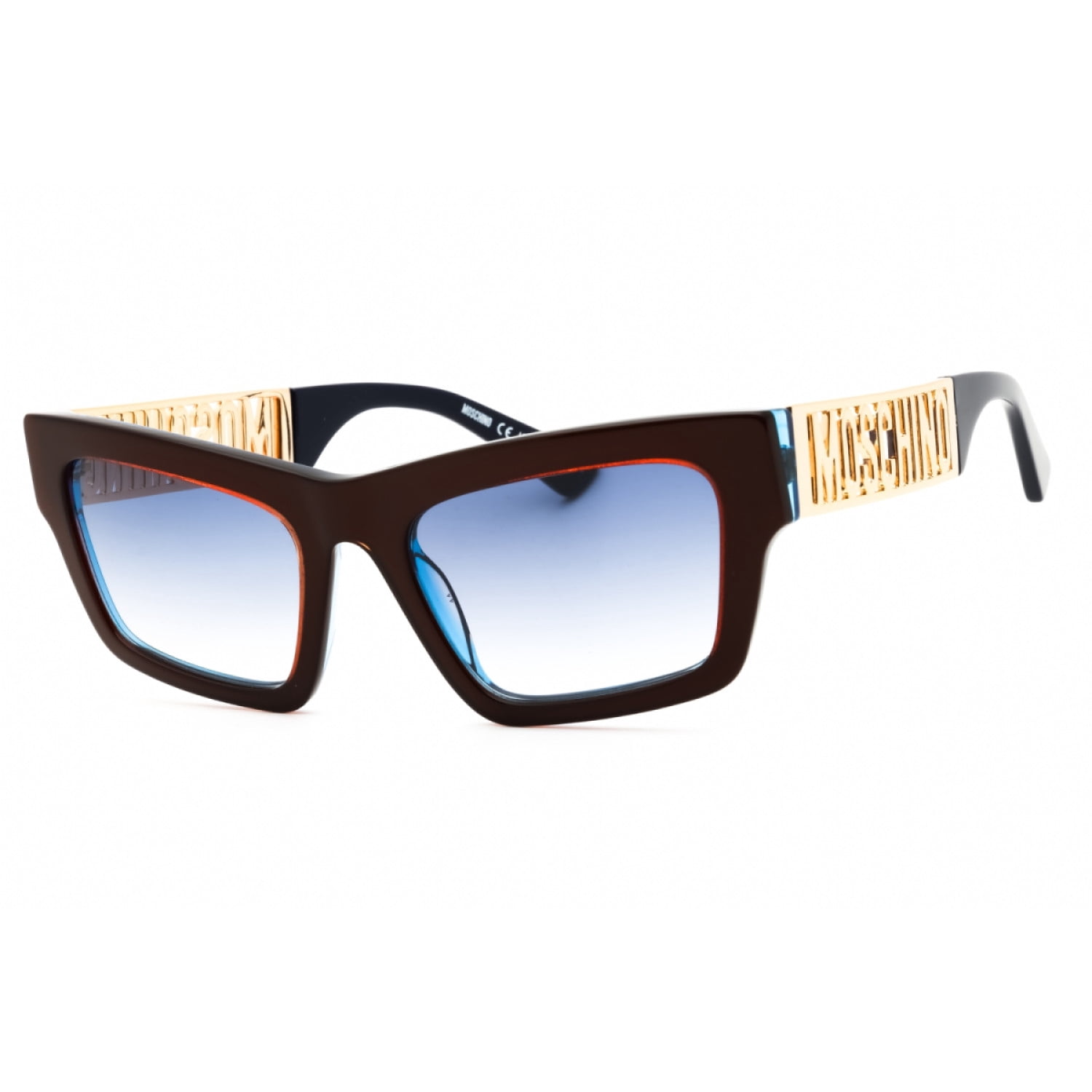 Moschino MOS165/S 0PJP XT Men's Blue Plastic Full Rim Sunglasses