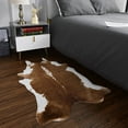 thumbnail image 3 of Noahas Faux Cowhide Area Rugs For Living Room, Bedroom,Office, 2.3'x3.6',Khaki, 3 of 7