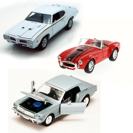 Best of 1960s Muscle Cars Diecast - Set 48 - Set of Three 1/24 Scale Diecast Model (Best Muscle Cars Of 1979)