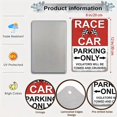 thumbnail image 2 of Crazysign Boys Gifts Vintage Race Car Parking Only Cartel De Hojalata Para Niños, Dormitorio, Hombre, Cueva, Garaje, Coche, Habitación Temática, Decoración De Pared, 8 X 12 Pulgadas (3352), 2 of 5