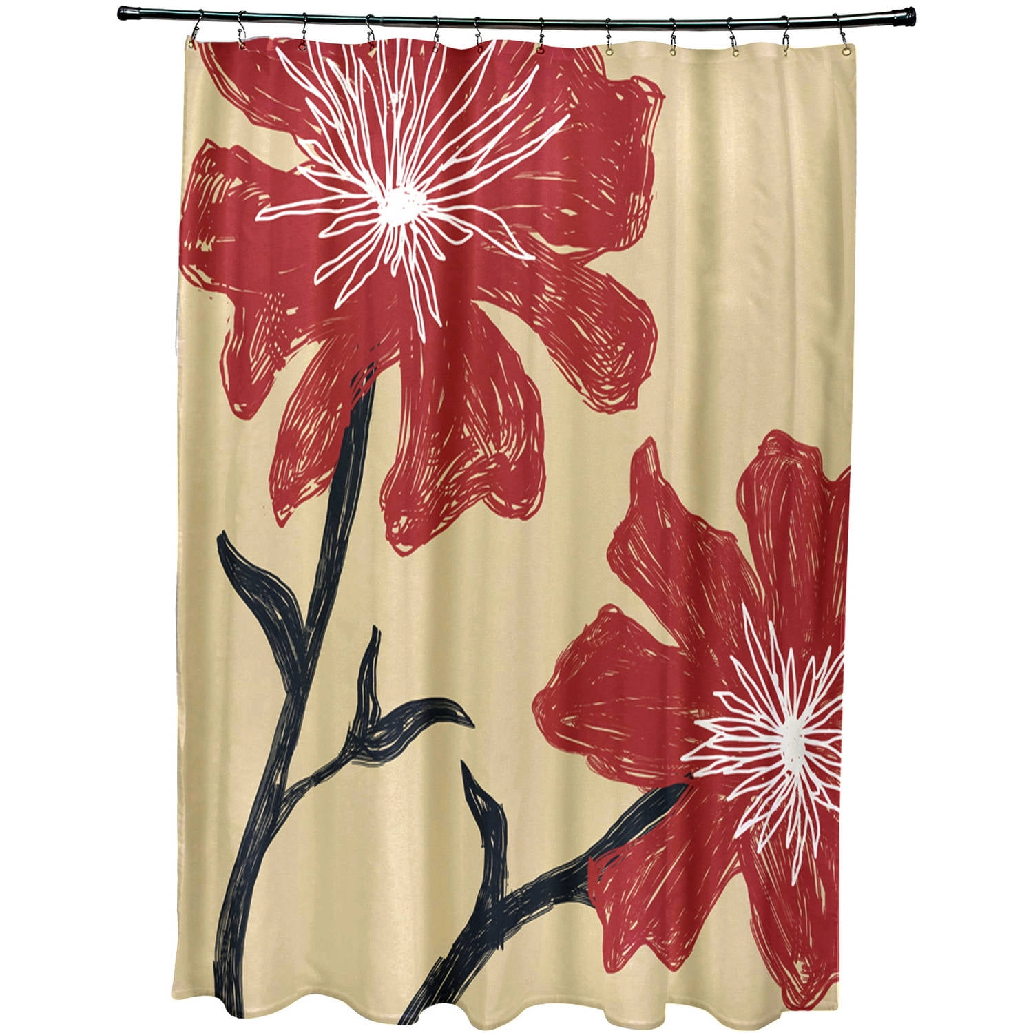 Simply Daisy 71 X 74 Floral Print Shower Curtain Walmartcom Walmartcom Simply Daisy 71 X 74 Floral Print Shower Curtain Walmartcom Walmartcom