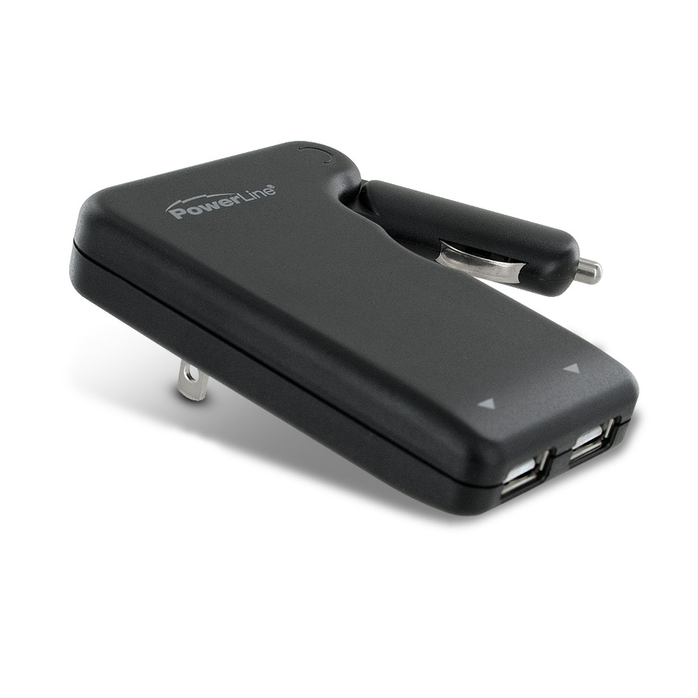 PowerLine AC/DC Dual Port USB Power Adapter