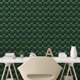 thumbnail image 2 of Ambesonne Leaves Greenery Peel & Stick Wallpaper for Home, Tropical Atmosphere, 13"x72", Fern Green and Jade Green, 2 of 5