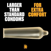 (2 pack) Trojan Magnum Lubricated Large Condoms, Lubricated Condoms, 36 Count Pack