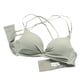 thumbnail image 5 of Sujetador sin costuras Wireless Thicken Sexy Hacer subir Underwear Lencería elástica transpirable, Verde, 80B sidaley AP001256-11B, 5 of 7