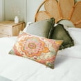 thumbnail image 6 of Boho Vintage Throw Pillow Cover Carpet Pattern Antique Ethnic Decorative Orange Pillow Cases Home Decor Rectangle 12x20 Inches Pillowcase, 6 of 6
