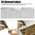 thumbnail image 6 of PrePat 30-50pcs Diamond Cutting Wheel For Dremel Rotary Tool Die Grinder Cut Off Disc, 6 of 10