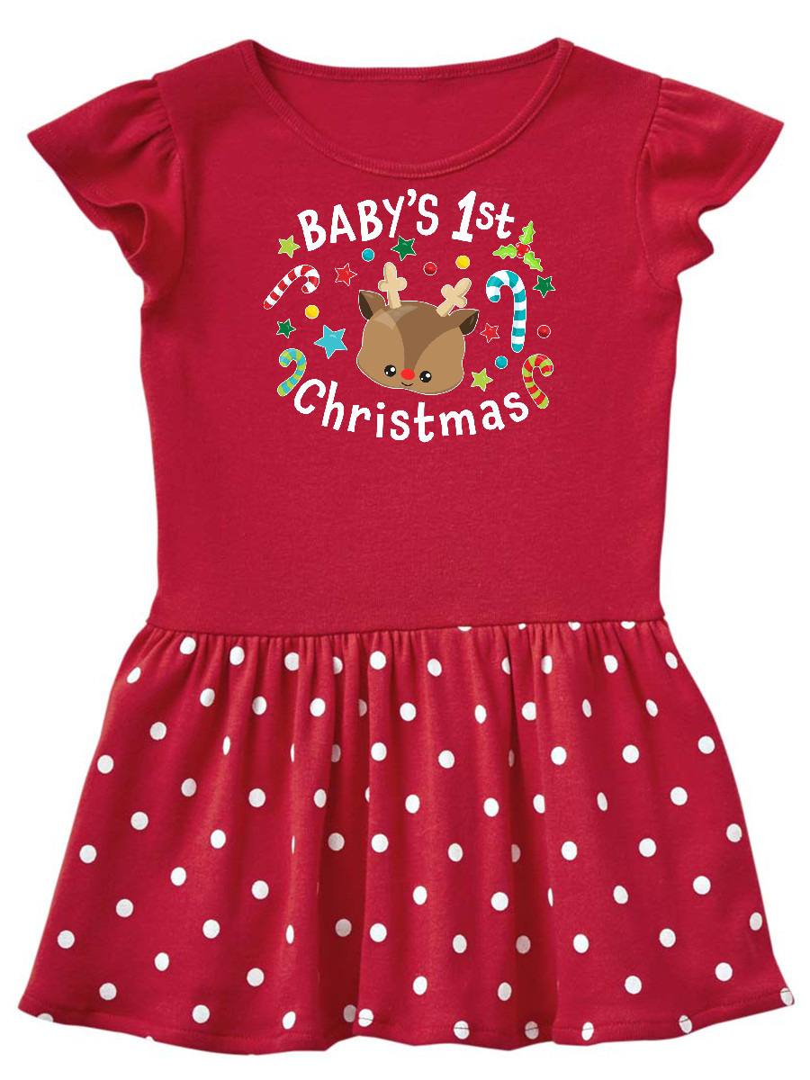 baby's 1st christmas dress