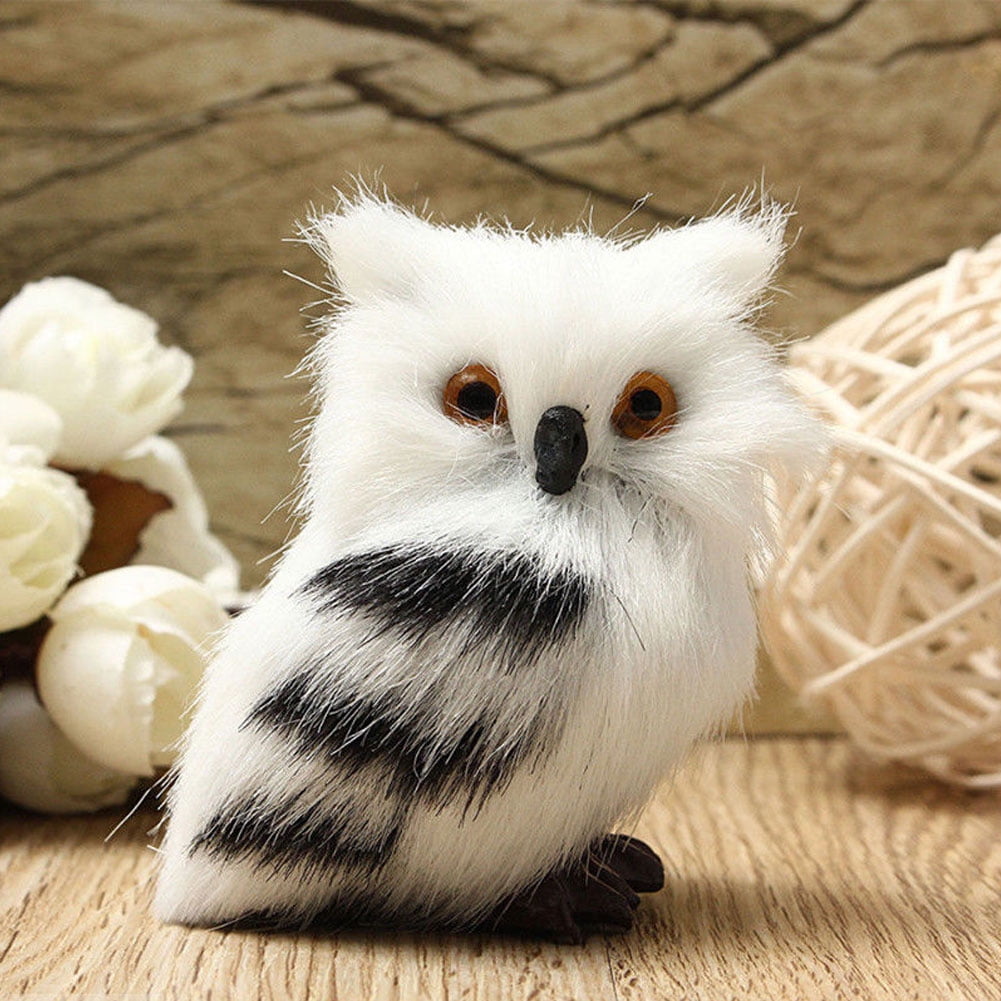 LEAQU 5Pcs Set Snowy Owl Stuffed Animal Bird Toys Cuddly Plush Toy for Nursery Decor Lovely Fluffy Sutffed Owl Birthday Baby Shower Gifts for Kids Girls Walmart