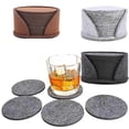 thumbnail image 3 of Coaster Dining Table Protector Pad Heat Resistant Cup Mat,Light Gray, 3 of 5
