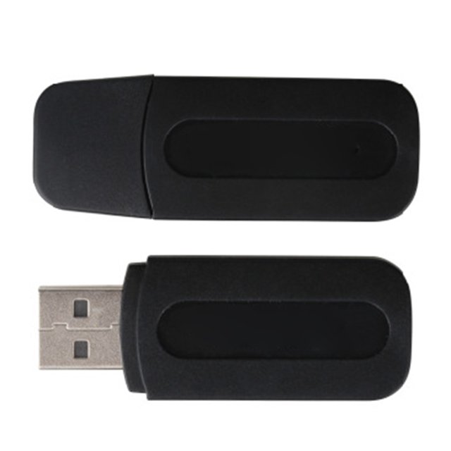 Adaptador receptor de música USB AUX A2DP de audio de 3,5 mm compatible con Bluetooth para coche SUSUchens, color negro