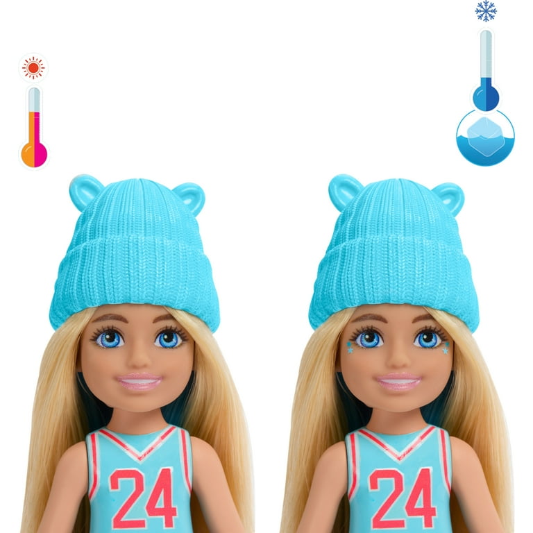 Barbie Sporty Series Chelsea Doll Toy Set with 6 Surprises and