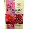 Go Naturally Organic Pomegranate Hard Candy, 3.5 oz (Pack of 6)