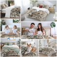 thumbnail image 6 of Farmhouse Owl Bedding 3 Piece Duvet Cover Set Queen Size, Country Envelope Postmark Rustic Botancial Soft Microfiber Comforter Cover with Zipper Closure & Pillowcases, FadeResistant Quilt Cover, 6 of 9