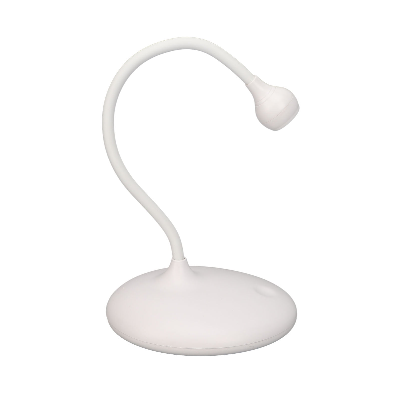 Yajisi UV LED Nail Lamp with 360 Degree Rotatable Gooseneck Flexible 3 Level Brightness Gel Curing Light Built-in Rechargeable Desk Nail Polish Dryer Tool, 5.9 inches / 15 cm