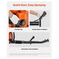 thumbnail image 6 of Backpack Fogger Sprayer, 63CC Gas Powered, 4 Gallon, Mister Duster for Yard, Garden, Farm, Ticks & Critter Control, 6 of 6