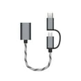 thumbnail image 1 of RYRDWP USB C Adapter 2 In 1 Type C & Micro USB Cable To USB 3.0 Adapter OTG For Type-C, 1 of 1