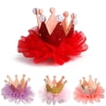 thumbnail image 6 of Huanledash Pet Crown Decor Delicate Anti-fall Pet Headgear Princess Dog Hairpin for Decor, 6 of 8