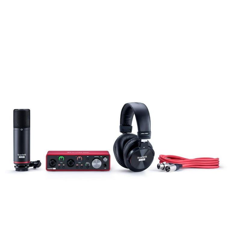 Focusrite Scarlett 2i2 3rd Gen USB Audio Interface - Podcast