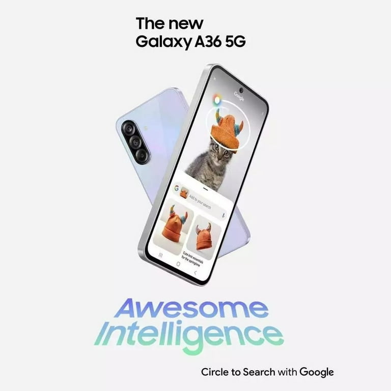 【SIMフリー】Galaxy A36 5G｜8/128GB｜ホワイト【新品】 Samsung Galaxy A36 5G AI Smartphone 128GB 8GB RAM Unlocked Android