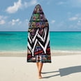 thumbnail image 2 of WWE Hooded Blanket Poncho, Wearable Hooded Blanket Cozy Soft Warm Plush Fleece Blanket for Adult Women Men, 2 of 7