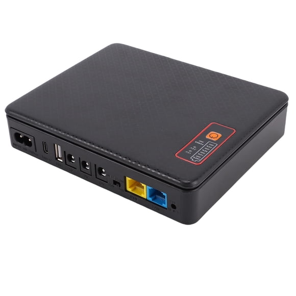20800mAh Mini DC UPS Fuente De Alimentación De Respaldo De Batería Para Enrutador Módem Cámara De Seguridad Con Salida De 5V 9V 12V POE UPS Fuente De Alimentación