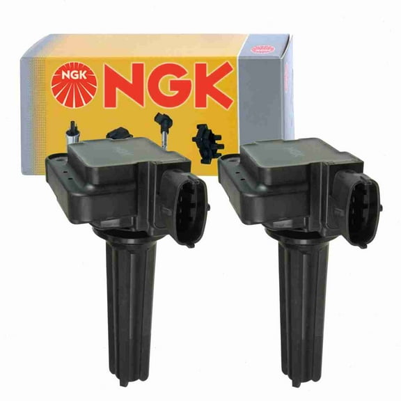 2 pc NGK 48690 Ignition Coils for 12 787 707 12787707 1415194 178-8440 2505-309405 36-8138 8415194 921-2183 E1026 GN10592 IC606 UF-526 UF526 Spark Plug Wire Boot
