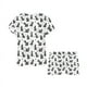 thumbnail image 3 of Conjunto de pijama corto para mujer con estampado de Scottish Terriers LKS3015, 3 of 4