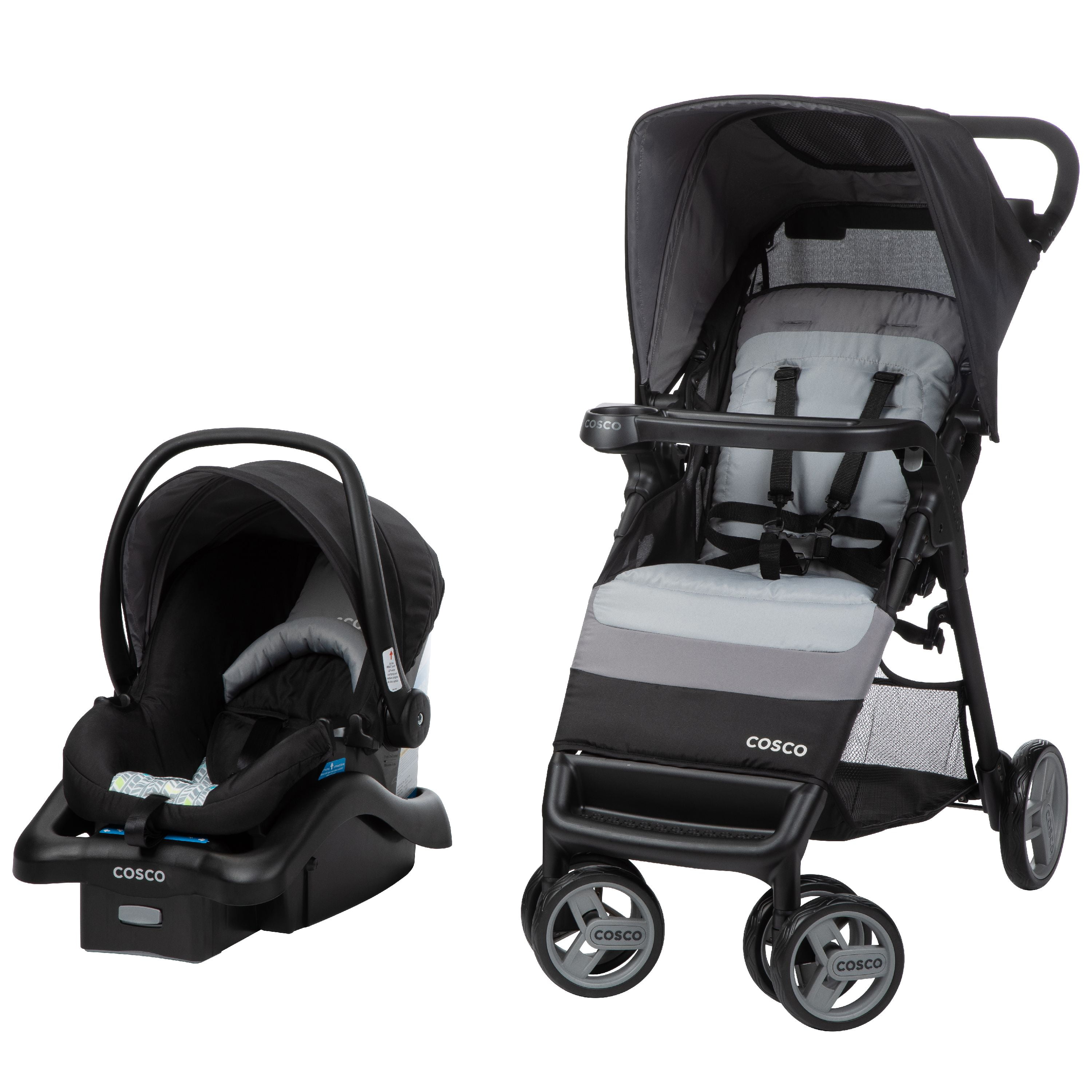 cosco 3 wheel travel system