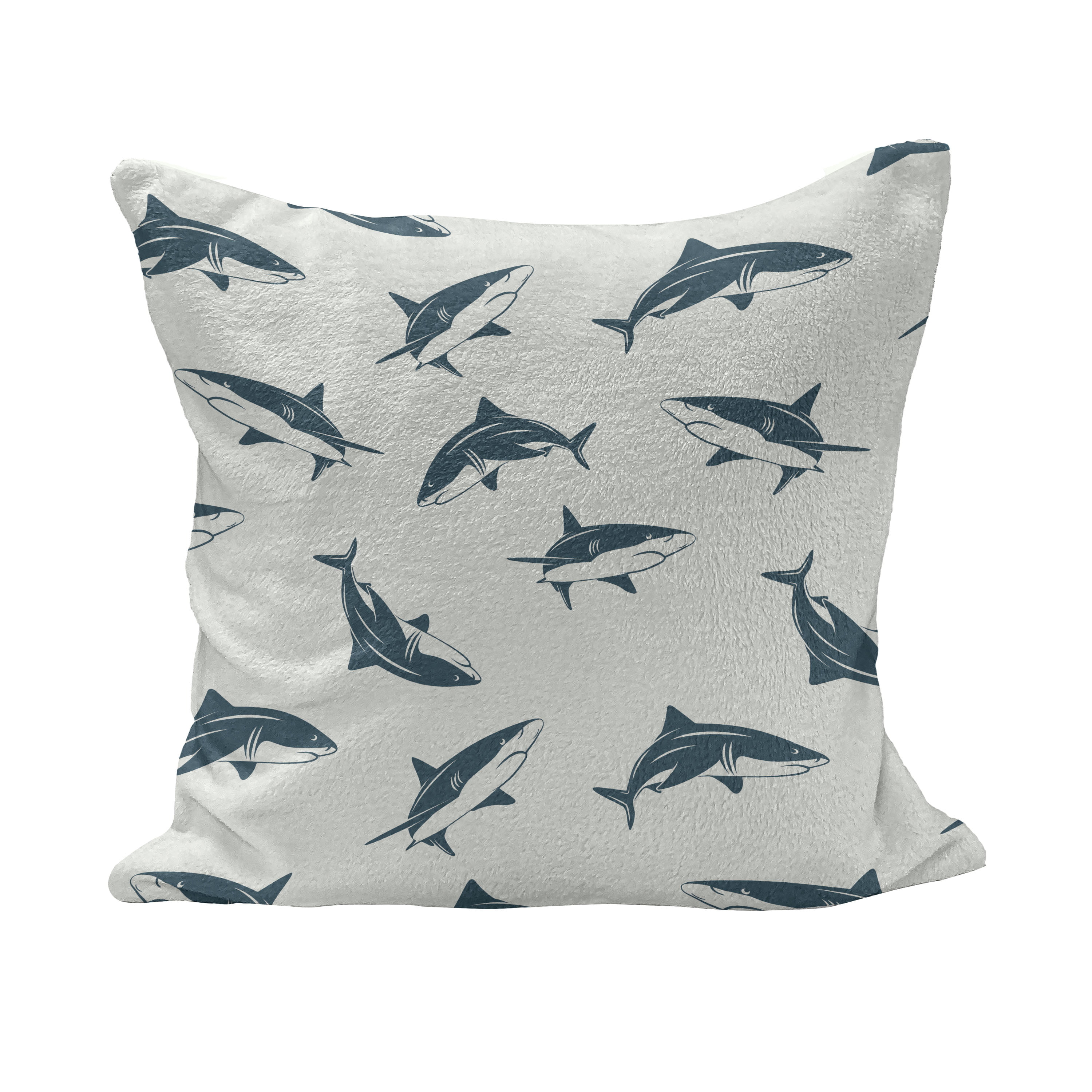 18x18 Multicolor Dolphin gifts Retro Dolphin Silhouette Throw Pillow